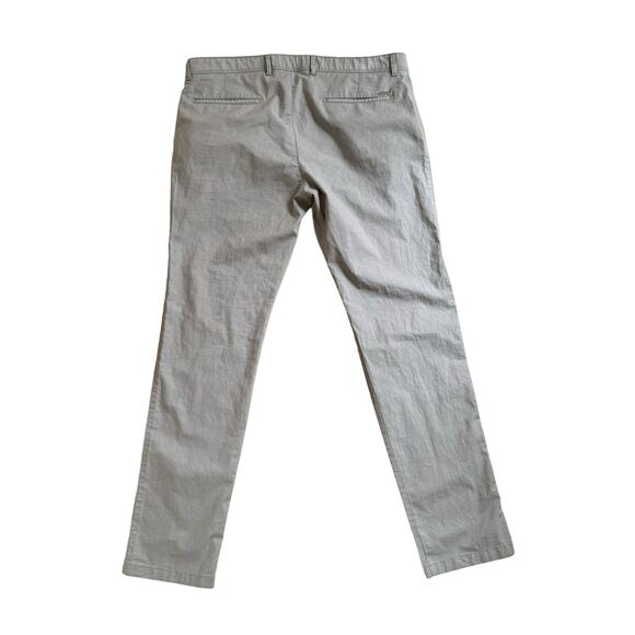 Roy Robson Men’s Trousers Cotton Light Gray Size 38 - Picture 7 of 8